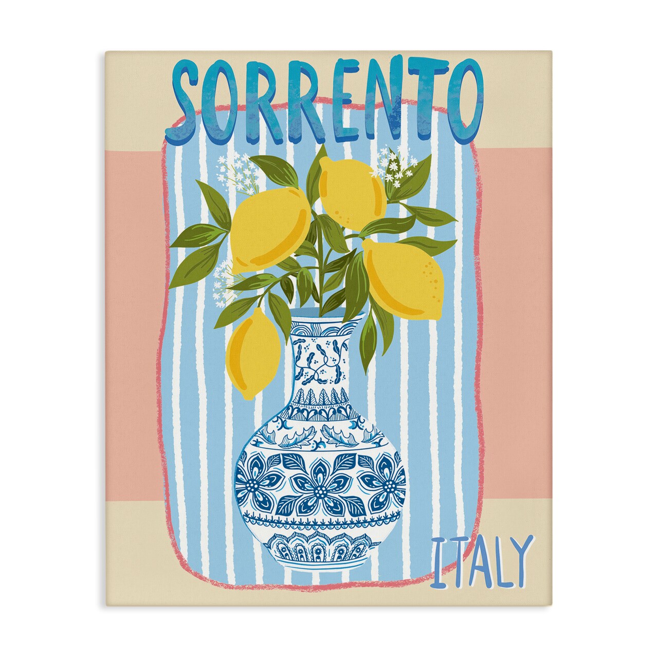 Stupell Industries Italian Summer Lemons Canvas Wall Art Design by Jo Reid